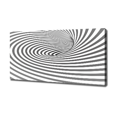 Fotocuadro en lienzo de alta calidad horizontal Espiral rayada