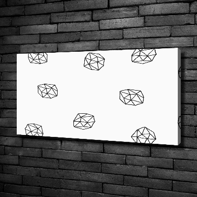 Foto en lienzo con acabado profesional horizontal Patrón abstracto