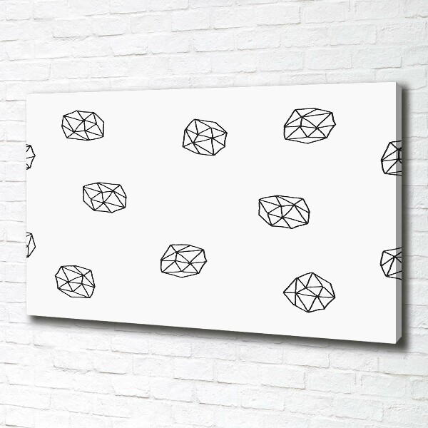 Foto en lienzo con acabado profesional horizontal Patrón abstracto