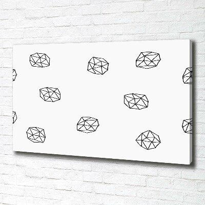 Foto en lienzo con acabado profesional horizontal Patrón abstracto