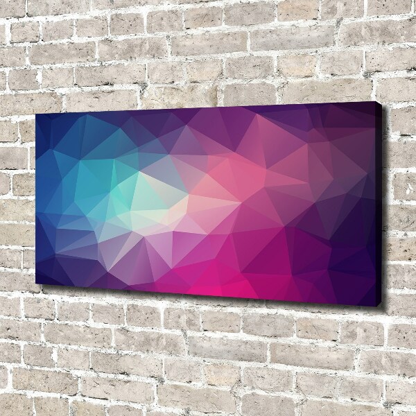 Cuadro canvas con impresión uv duradera horizontal Fondo abstracto