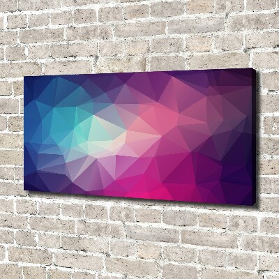 Cuadro canvas con impresión uv duradera horizontal Fondo abstracto