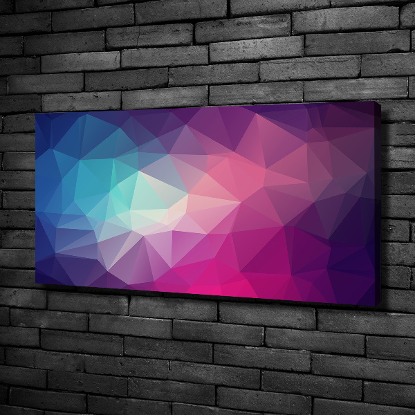 Cuadro canvas con impresión uv duradera horizontal Fondo abstracto