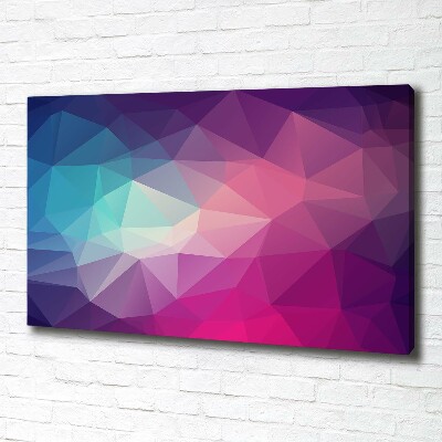Cuadro canvas con impresión uv duradera horizontal Fondo abstracto