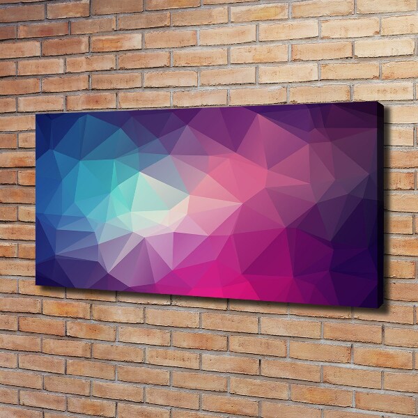 Cuadro canvas con impresión uv duradera horizontal Fondo abstracto