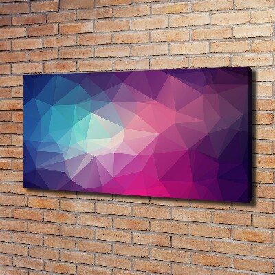 Cuadro canvas con impresión uv duradera horizontal Fondo abstracto
