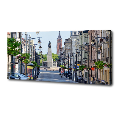 Fotocuadro en lienzo de alta calidad horizontal Lodz, Polonia