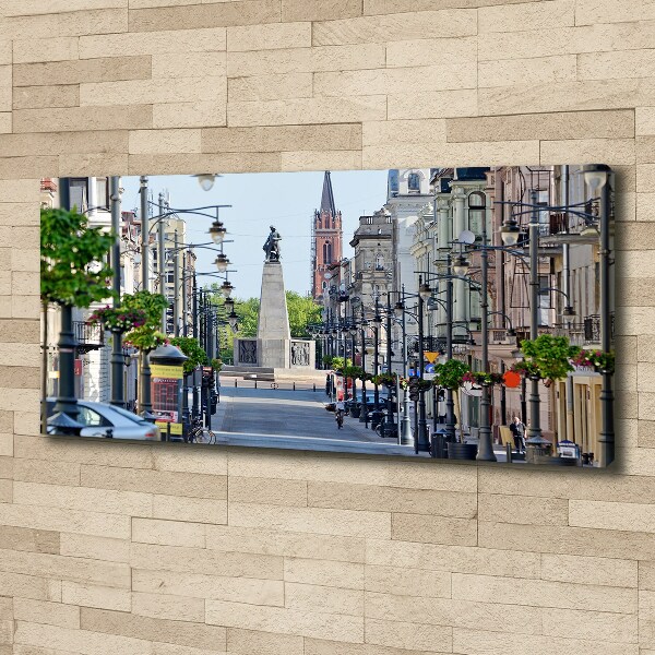 Fotocuadro en lienzo de alta calidad horizontal Lodz, Polonia
