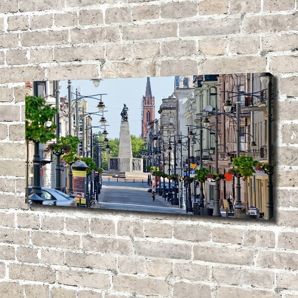 Fotocuadro en lienzo de alta calidad horizontal Lodz, Polonia