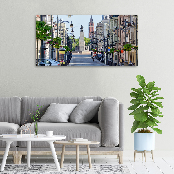 Fotocuadro en lienzo de alta calidad horizontal Lodz, Polonia