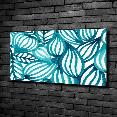 Cuadro canvas con impresión uv duradera horizontal Patrón floral