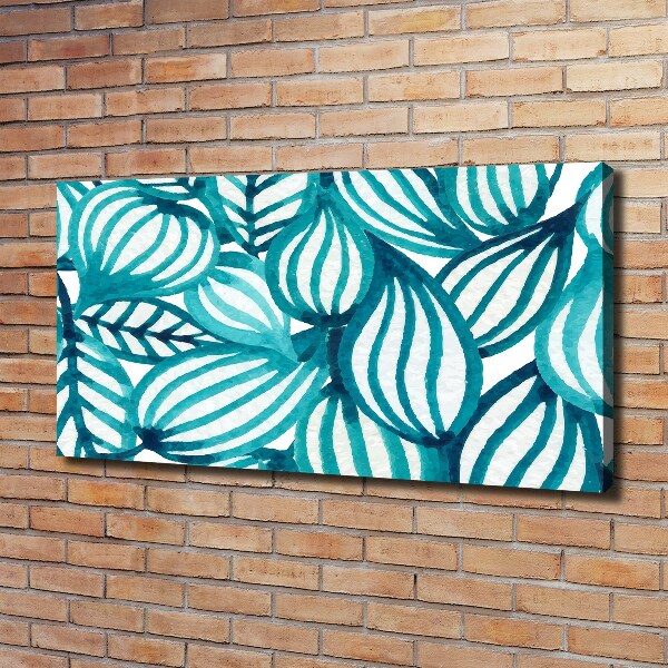 Cuadro canvas con impresión uv duradera horizontal Patrón floral