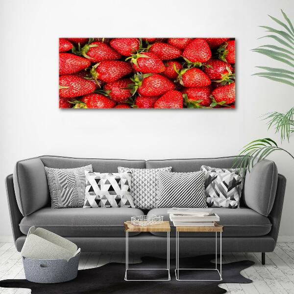 Cuadro canvas moderno de gran formato horizontal fresas