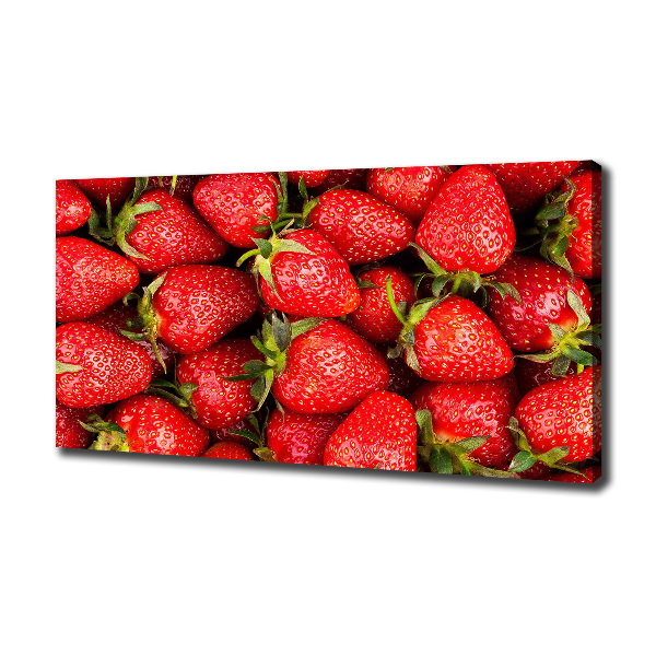Cuadro canvas moderno de gran formato horizontal fresas