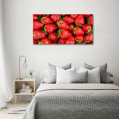 Cuadro canvas moderno de gran formato horizontal fresas