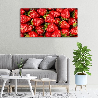 Cuadro canvas moderno de gran formato horizontal fresas