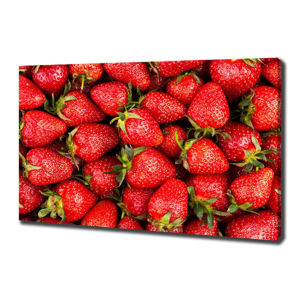 Cuadro canvas moderno de gran formato horizontal fresas