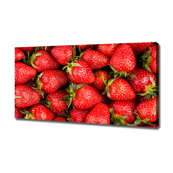 Cuadro canvas moderno de gran formato horizontal fresas