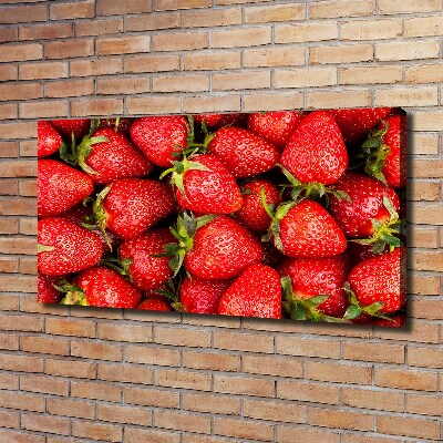 Cuadro canvas moderno de gran formato horizontal fresas