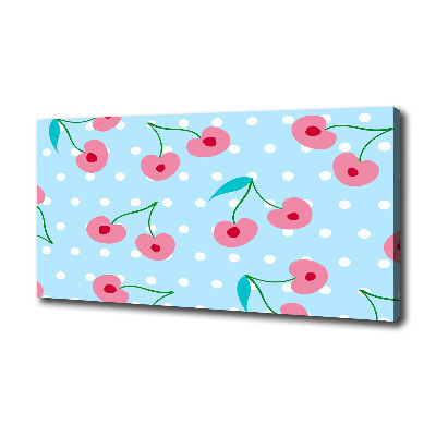 Foto en lienzo con acabado profesional horizontal Iconos de frutas