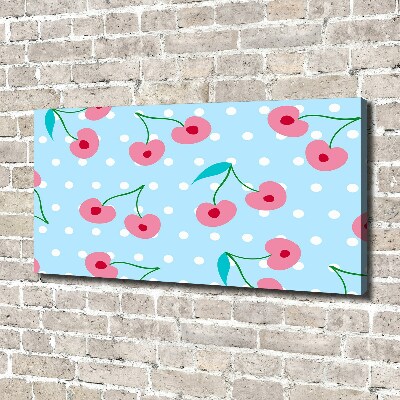 Foto en lienzo con acabado profesional horizontal Iconos de frutas