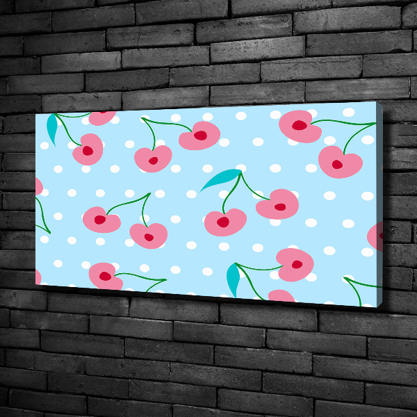 Foto en lienzo con acabado profesional horizontal Iconos de frutas