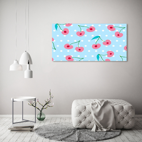 Foto en lienzo con acabado profesional horizontal Iconos de frutas