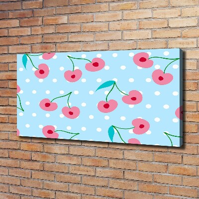 Foto en lienzo con acabado profesional horizontal Iconos de frutas