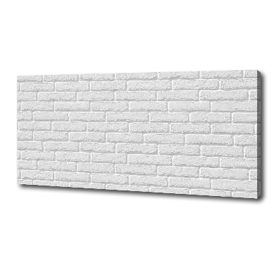 Cuadro canvas con impresión uv duradera horizontal pared de ladrillos