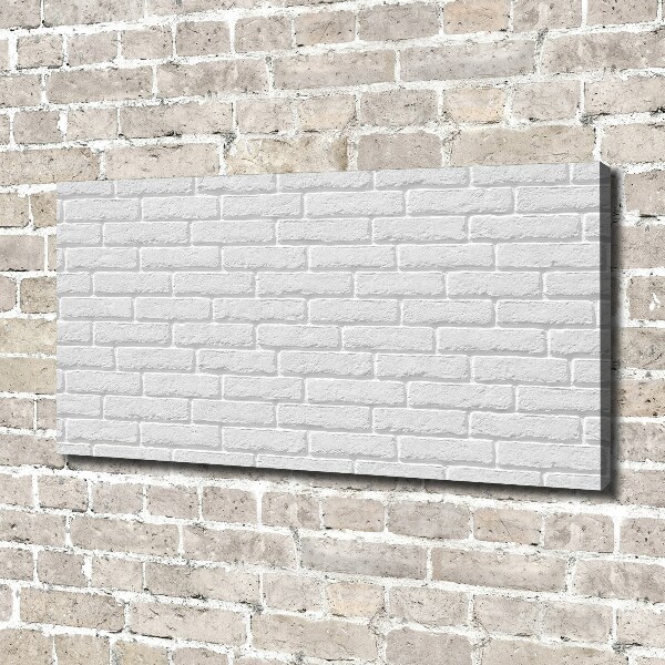 Cuadro canvas con impresión uv duradera horizontal pared de ladrillos