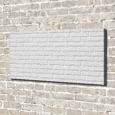 Cuadro canvas con impresión uv duradera horizontal pared de ladrillos