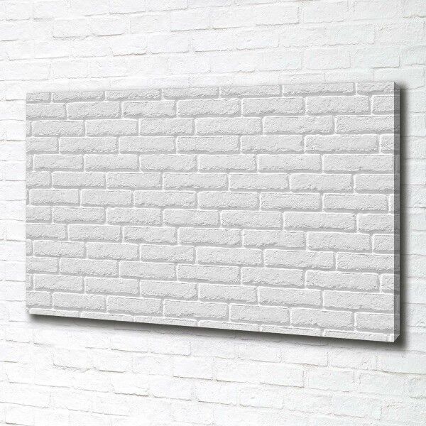 Cuadro canvas con impresión uv duradera horizontal pared de ladrillos