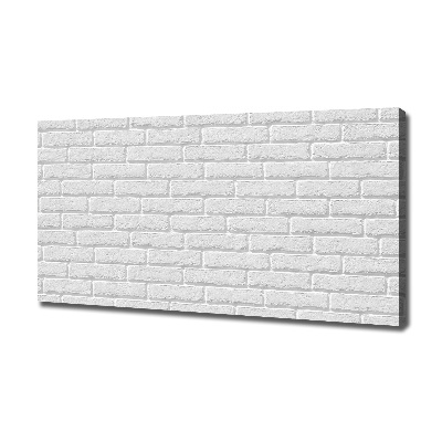 Cuadro canvas con impresión uv duradera horizontal pared de ladrillos
