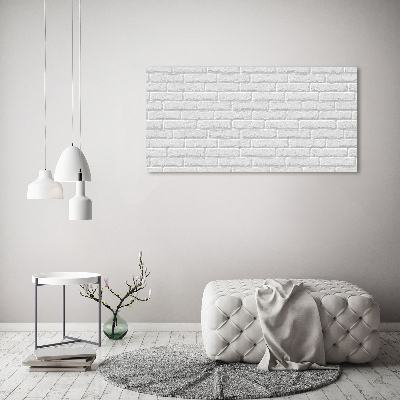 Cuadro canvas con impresión uv duradera horizontal pared de ladrillos
