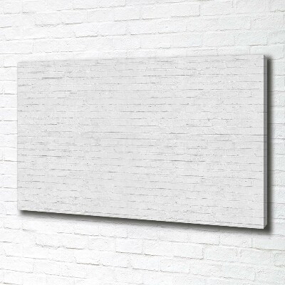 Foto en lienzo con acabado profesional horizontal pared de ladrillos