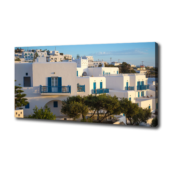 Cuadro canvas moderno de gran formato horizontal Mykonos, Grecia