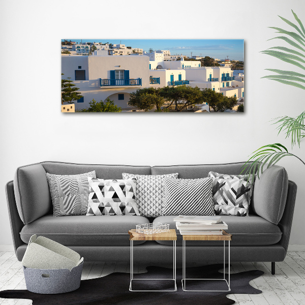 Cuadro canvas moderno de gran formato horizontal Mykonos, Grecia