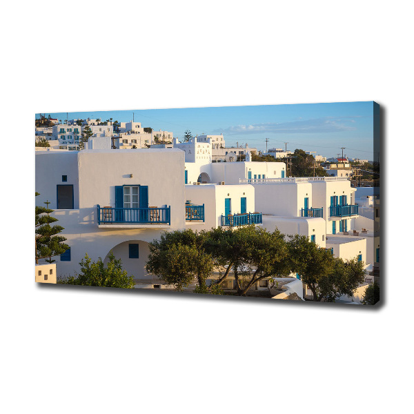 Cuadro canvas moderno de gran formato horizontal Mykonos, Grecia