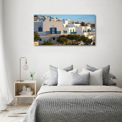Cuadro canvas moderno de gran formato horizontal Mykonos, Grecia