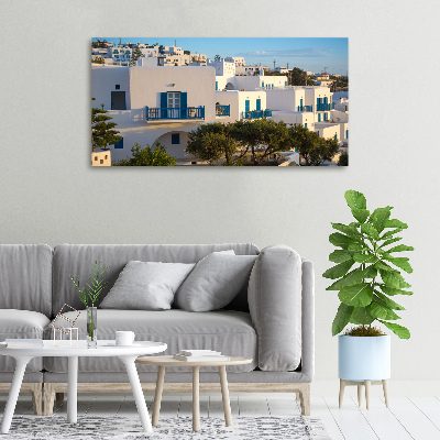 Cuadro canvas moderno de gran formato horizontal Mykonos, Grecia