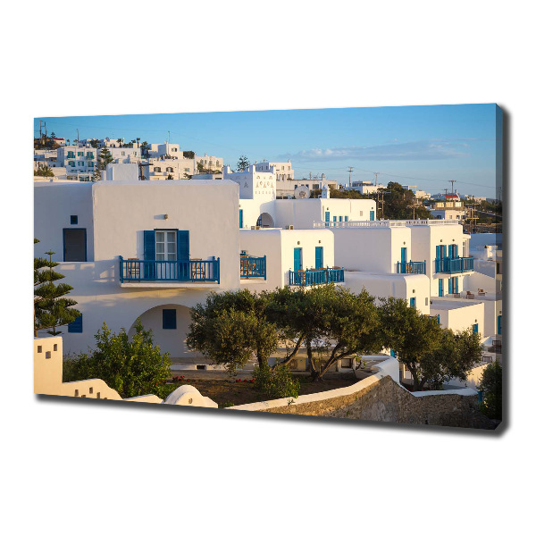 Cuadro canvas moderno de gran formato horizontal Mykonos, Grecia