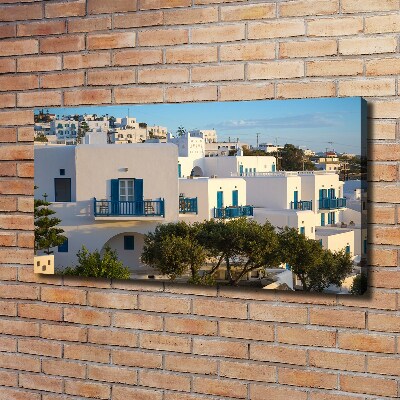 Cuadro canvas moderno de gran formato horizontal Mykonos, Grecia
