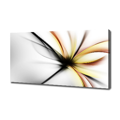 Fotocuadro en lienzo de alta calidad horizontal Flor abstracta