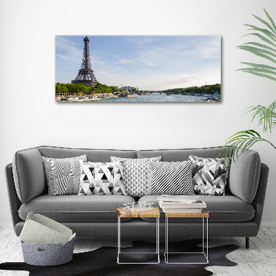 Cuadro canvas con impresión uv duradera horizontal Torre Eiffel de París