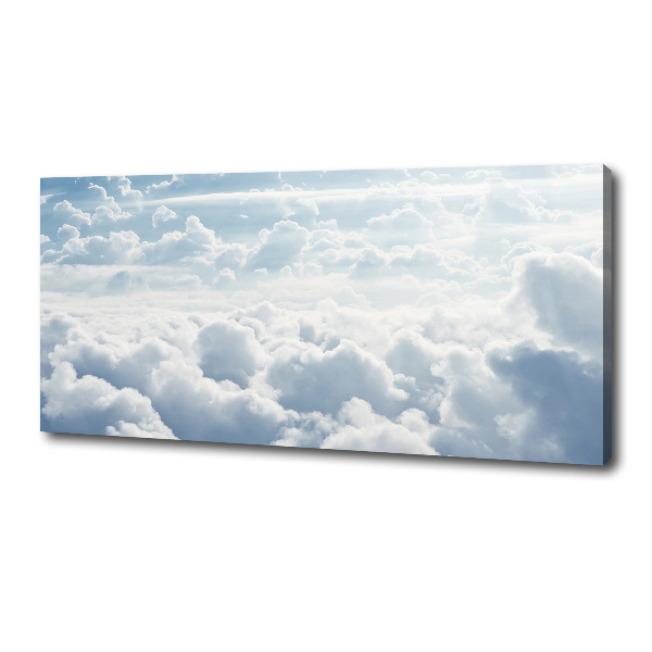 Cuadro canvas moderno de gran formato horizontal Nubes a vista de pájaro
