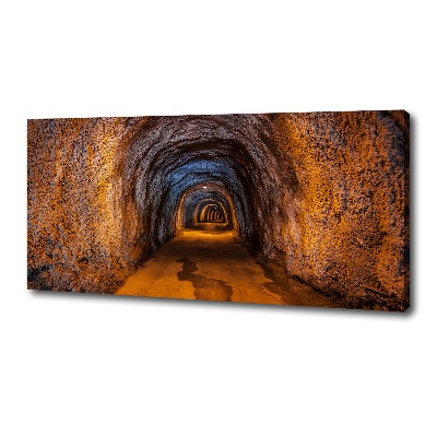 Foto en lienzo con acabado profesional horizontal Túnel subterráneo