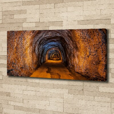 Foto en lienzo con acabado profesional horizontal Túnel subterráneo