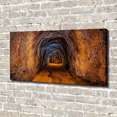 Foto en lienzo con acabado profesional horizontal Túnel subterráneo
