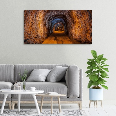 Foto en lienzo con acabado profesional horizontal Túnel subterráneo