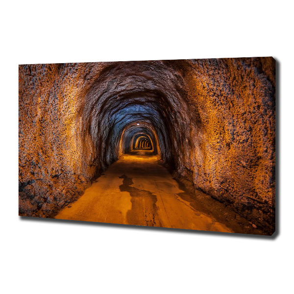 Foto en lienzo con acabado profesional horizontal Túnel subterráneo